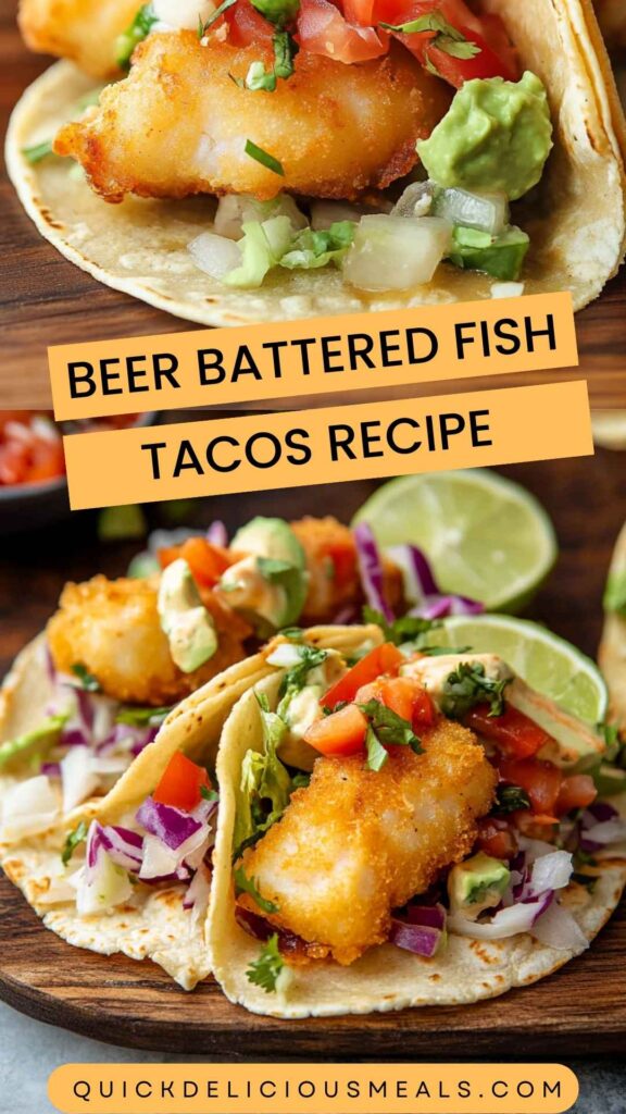 Beer Battered Fish Tacos Recipe