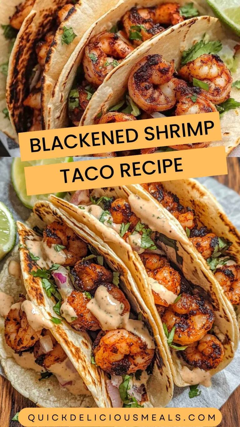 Blackened Shrimp Taco Recipe – Quick Delicious Meals