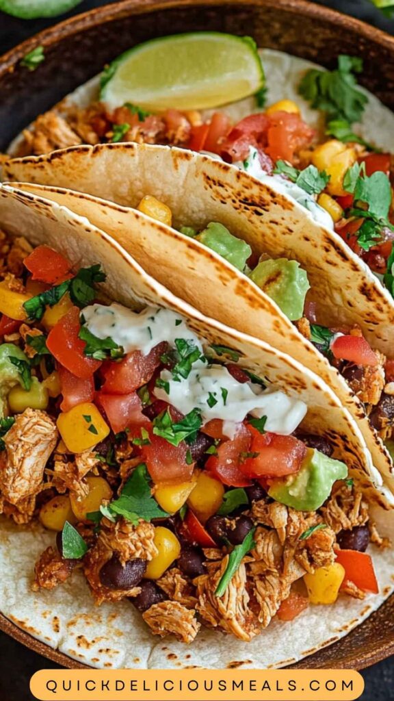 Crockpot Chicken Taco Copycat Recipe