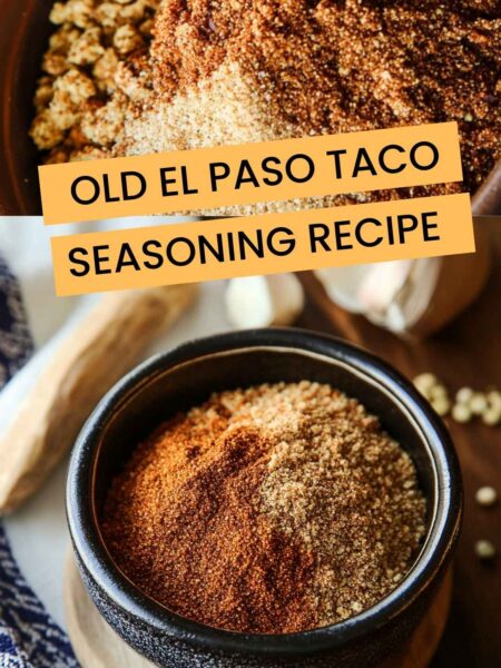 Old EL Paso Taco Seasoning Recipe