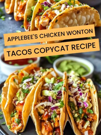 Applebee's Chicken Wonton Tacos Copycat Recipe