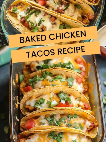 Baked Chicken Tacos Recipe