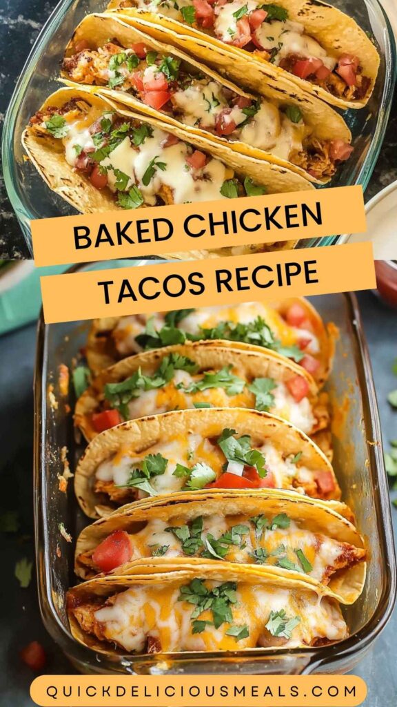 Baked Chicken Tacos Recipe