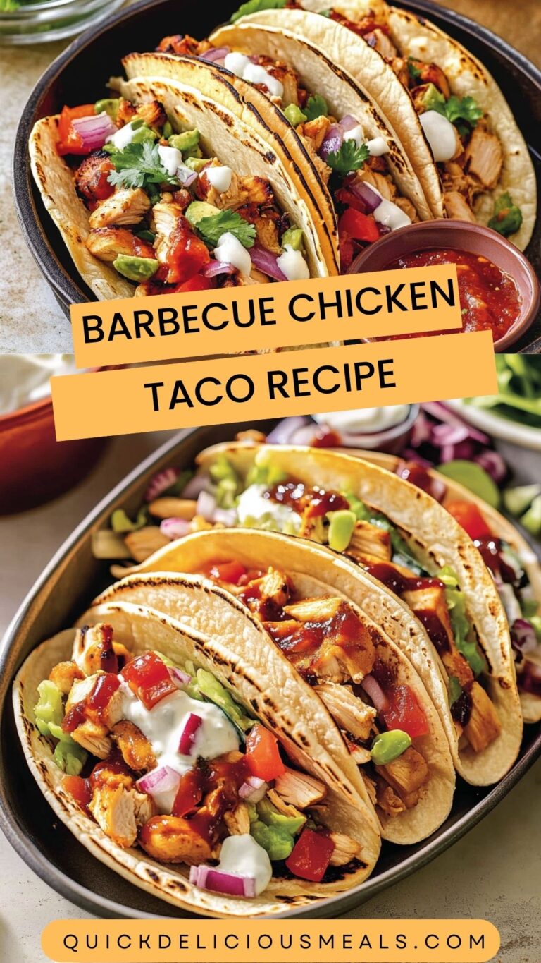 Barbecue Chicken Taco Recipe – Quick Delicious Meals
