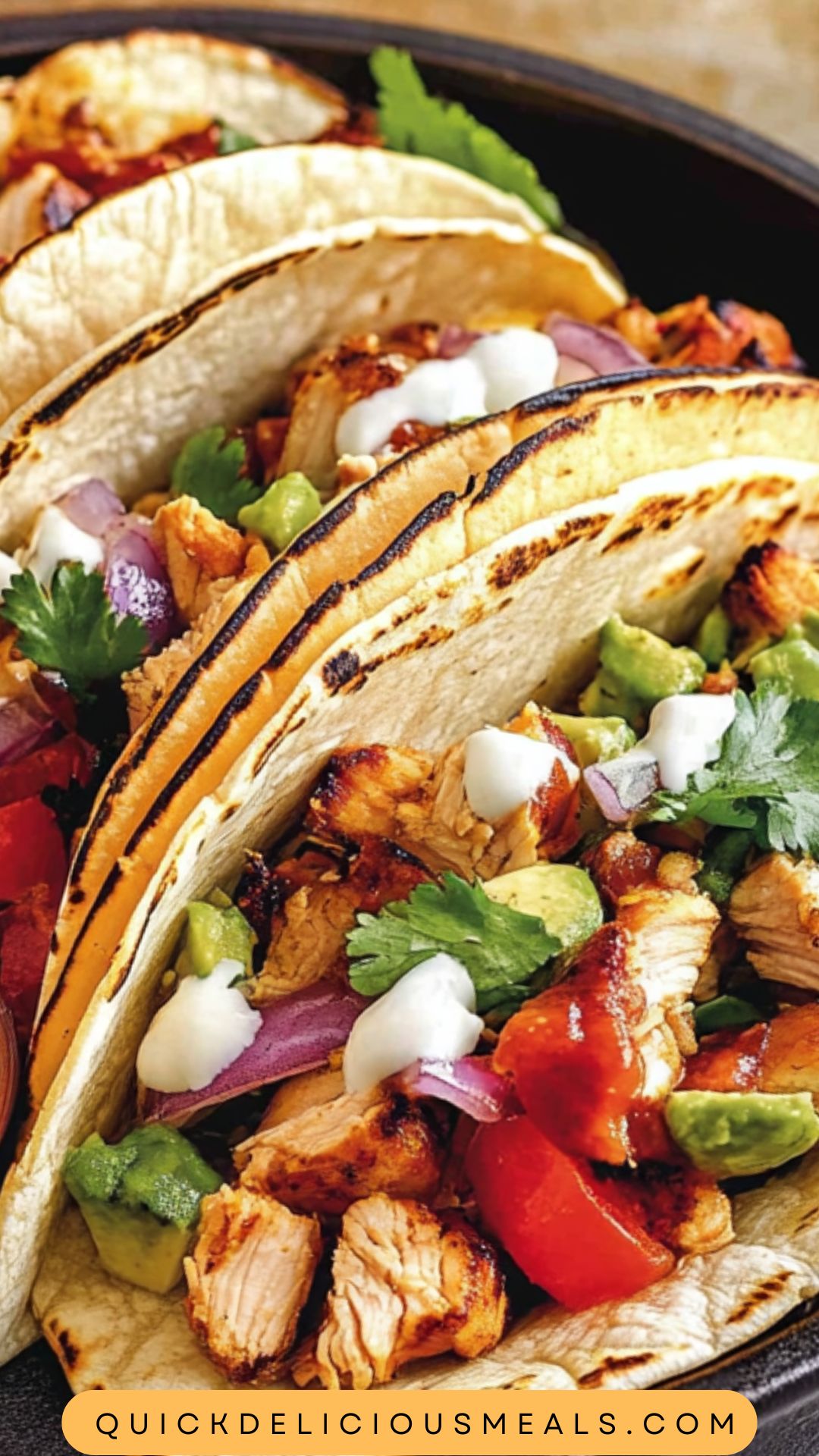 Barbecue Chicken Taco Recipe Quick Delicious Meals