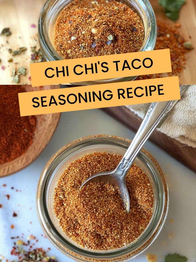 Chi Chi's Taco Seasoning Recipe