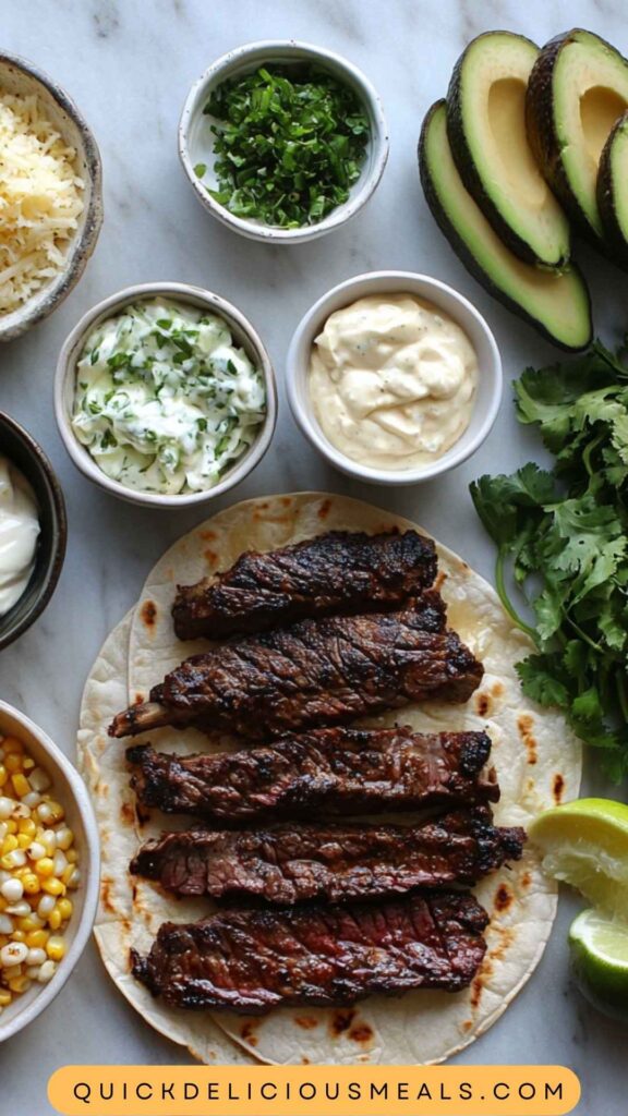 Grilled Steak Elote Tacos Copycat Recipe