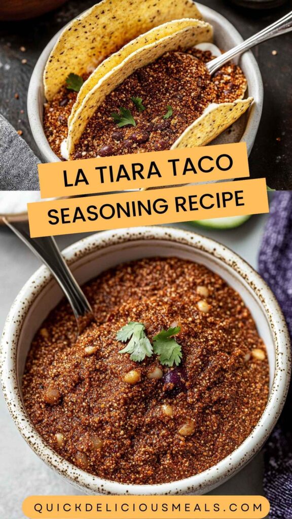 La Tiara Taco Seasoning Recipe