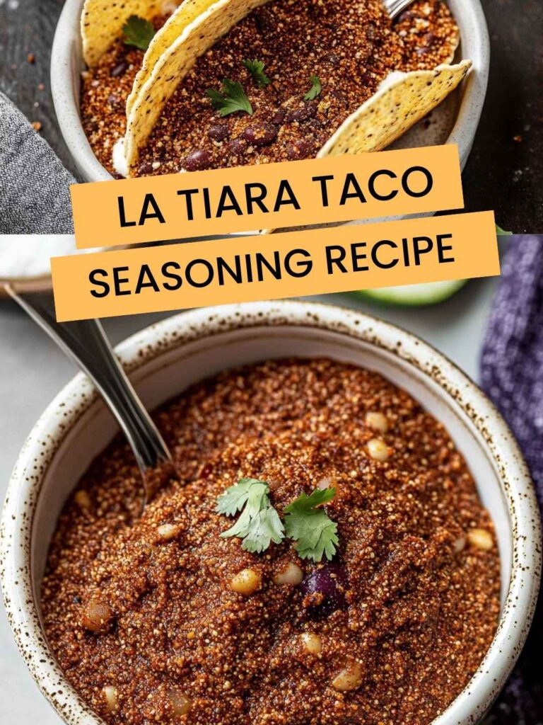 La Tiara Taco Seasoning Recipe