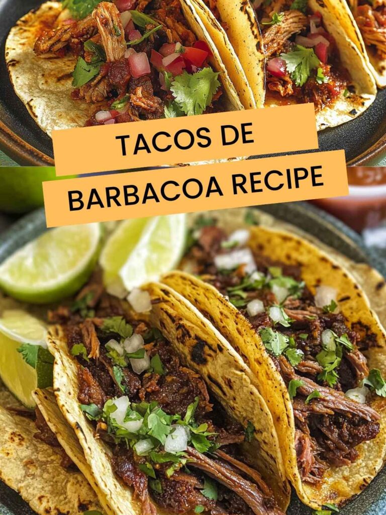 Tacos de barbacoa recipe