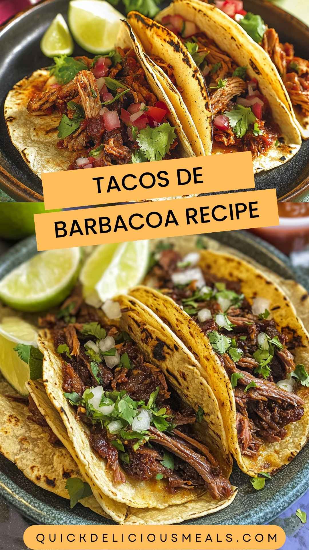 Tacos de barbacoa recipe