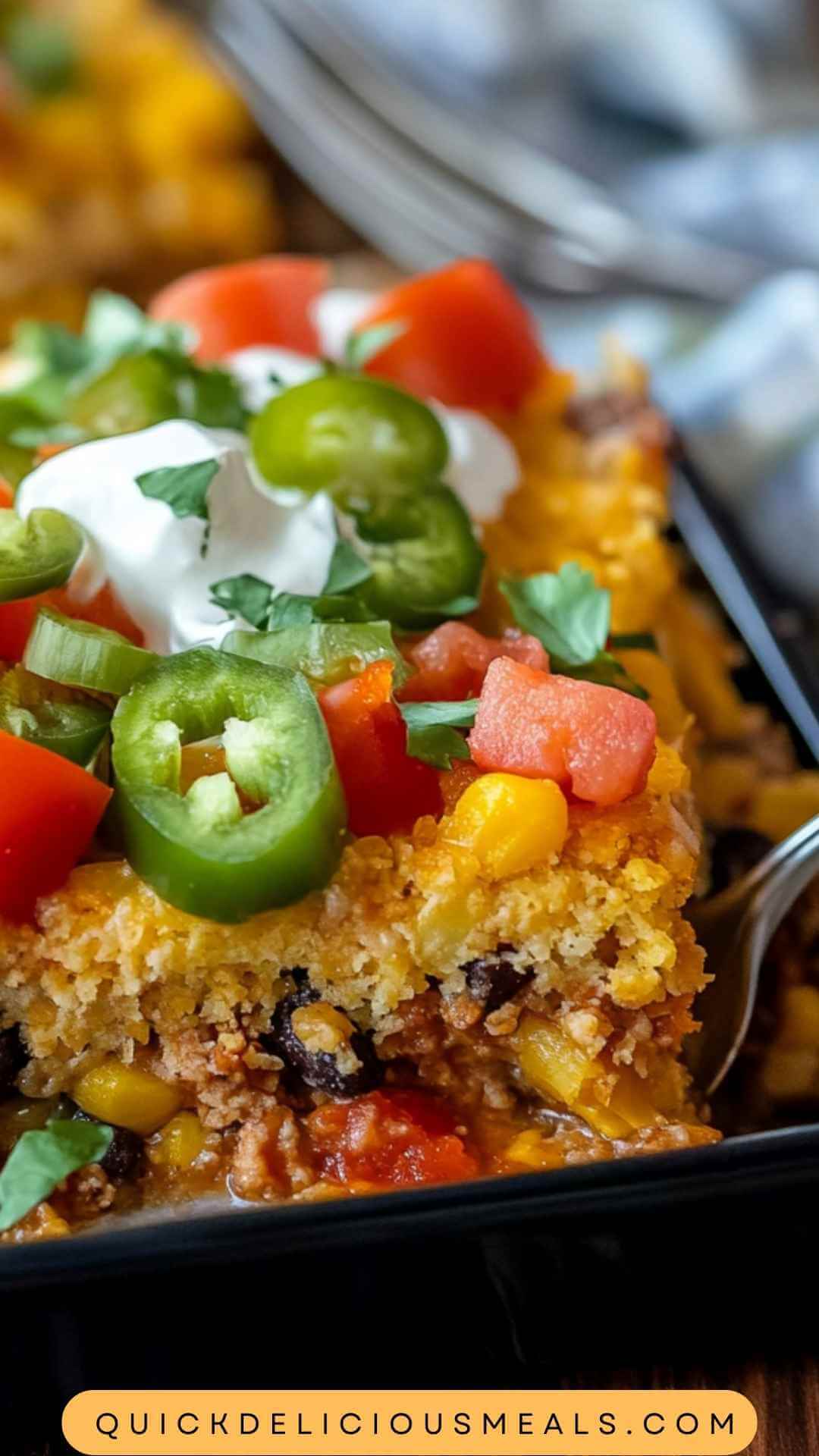 Best Taco Cornbread Casserole Recipe