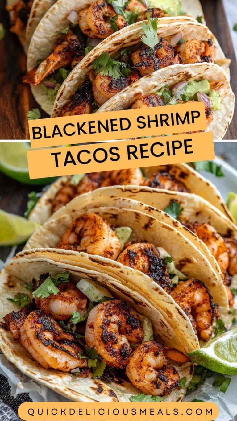 Blackened Shrimp Taco Recipe – Quick Delicious Meals