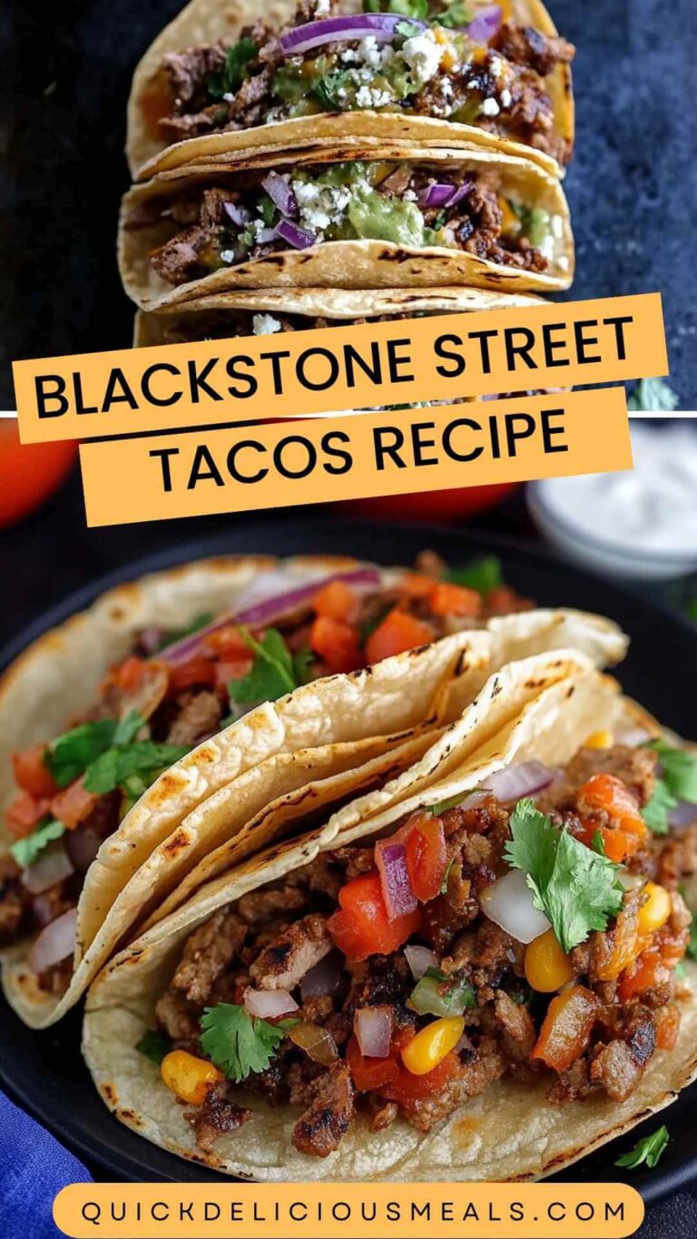 Blackstone Street Tacos Recipe – Quick Delicious Meals