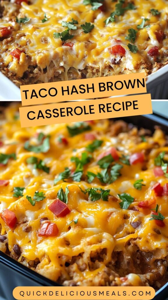 Taco Hash Brown Casserole Recipe