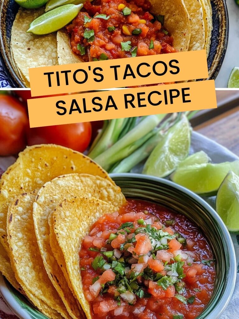 Tito's Tacos Salsa Recipe