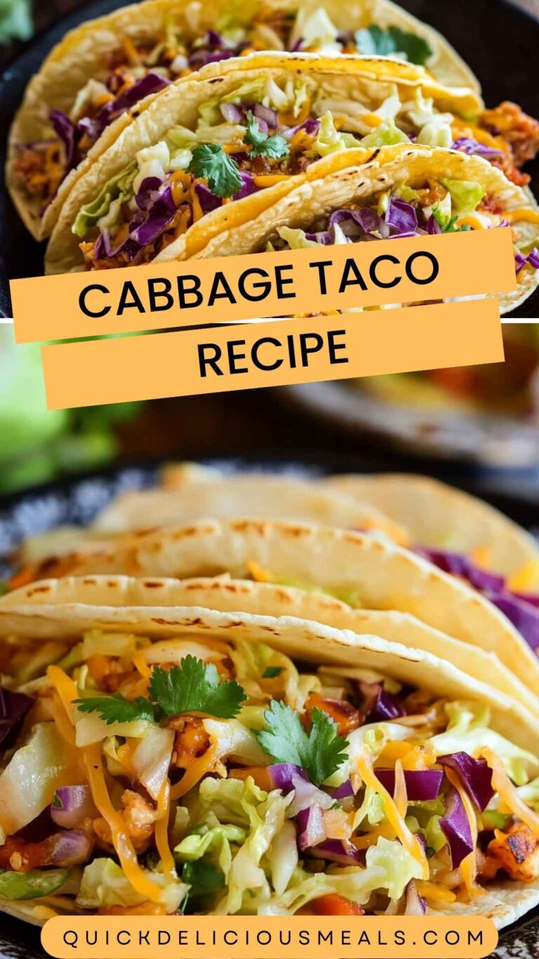 Cabbage Taco Recipe – Quick Delicious Meals