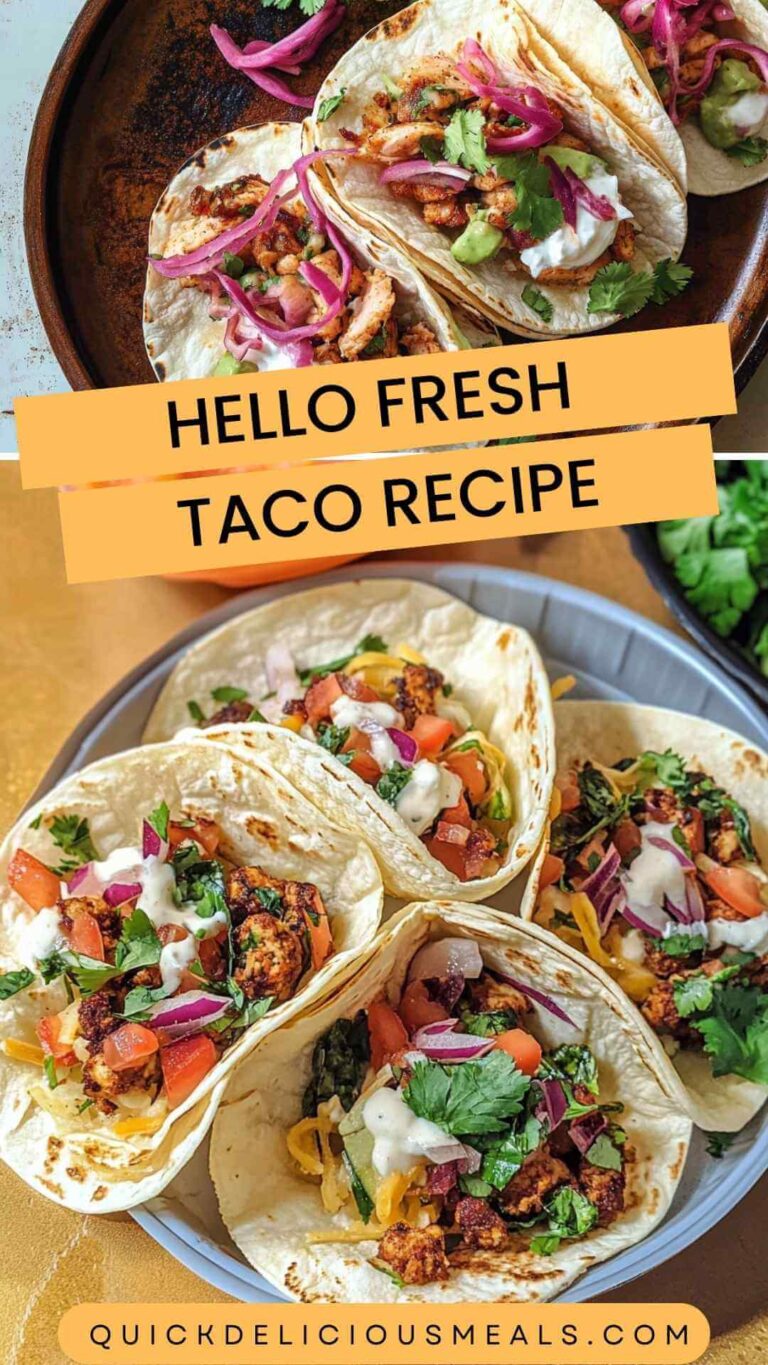 Hello Fresh Taco Recipe – Quick Delicious Meals