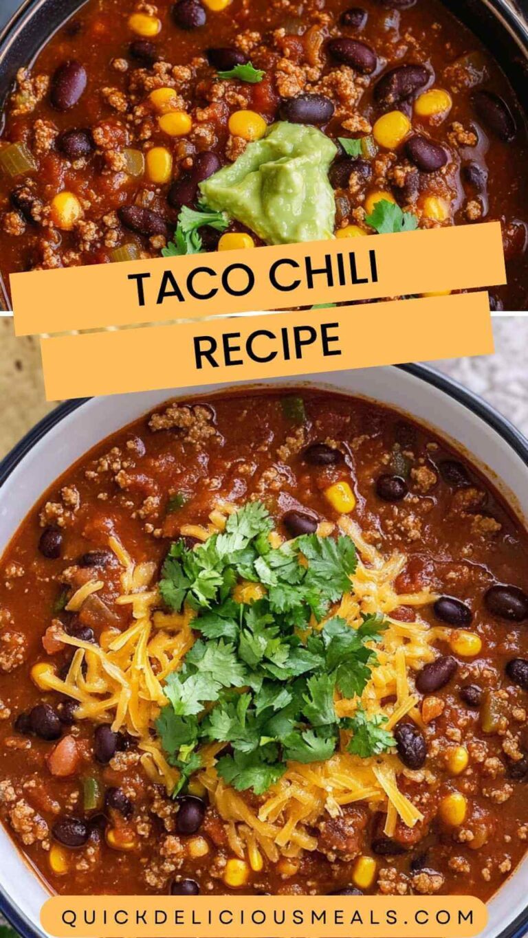 Taco Chili Recipe – Quick Delicious Meals