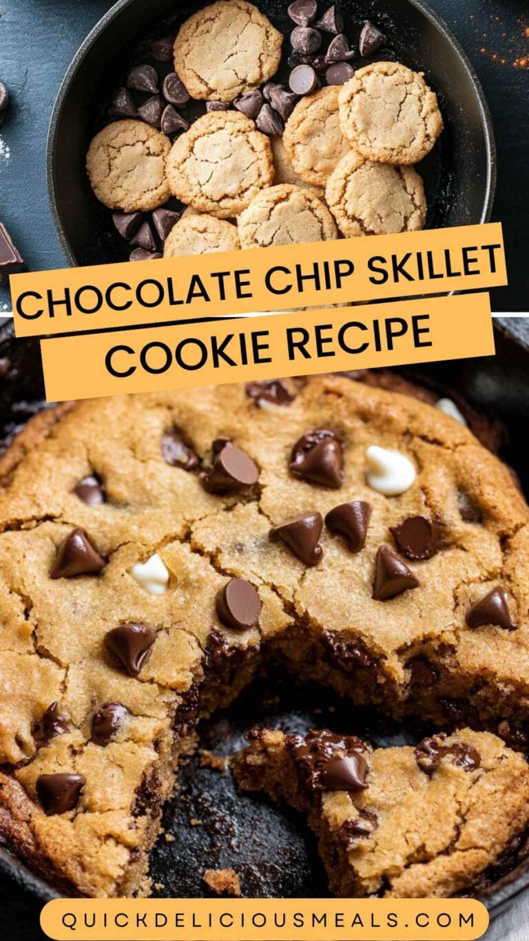 Chocolate Chip Skillet Cookie Recipe – Quick Delicious Meals