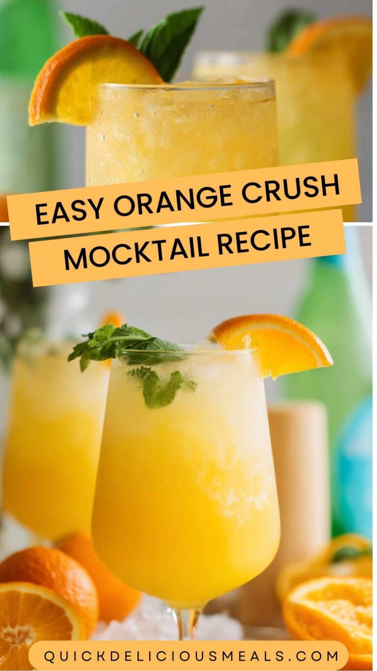 Easy Orange Crush Mocktail Recipe – Quick Delicious Meals