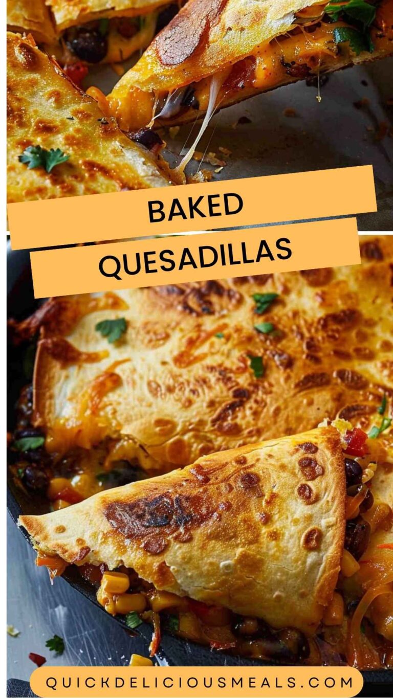 Baked Quesadillas – Quick Delicious Meals