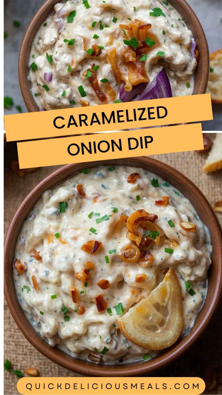 Caramelized Onion Dip – Quick Delicious Meals