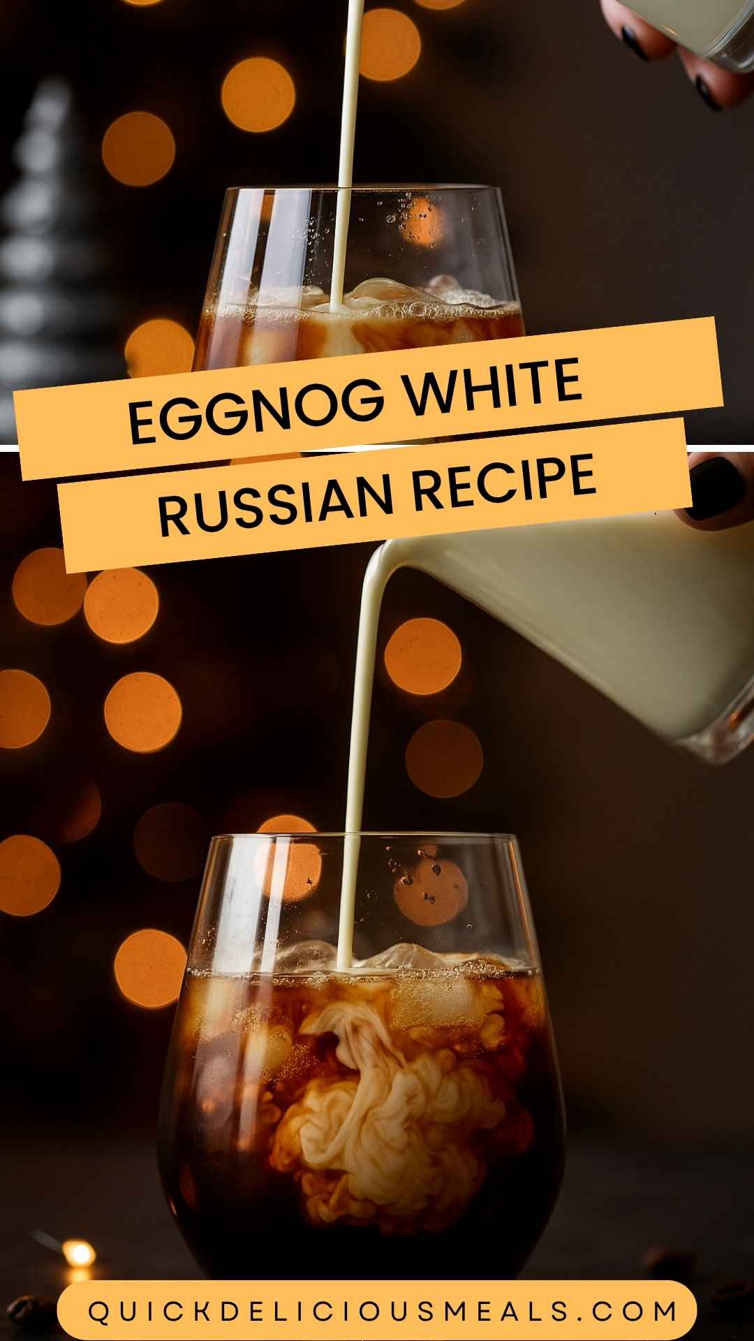 Eggnog White Russian Recipe
