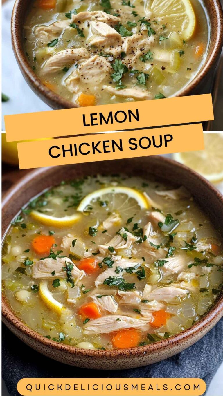 Lemon Chicken Soup – Quick Delicious Meals