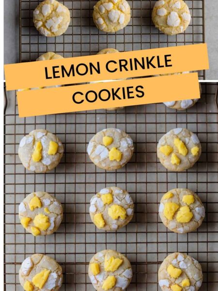 Lemon Crinkle Cookies