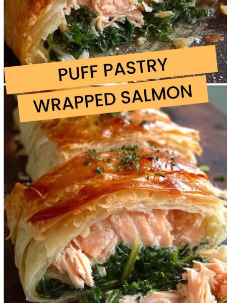 Puff Pastry Wrapped Salmon