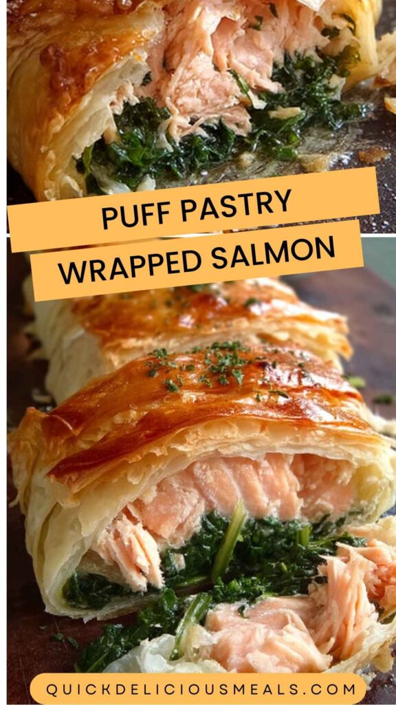 Puff Pastry Wrapped Salmon