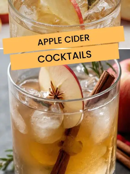 Apple Cider Cocktails