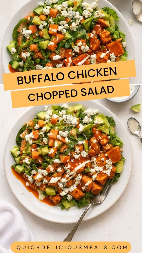 Buffalo Chicken Chopped Salad