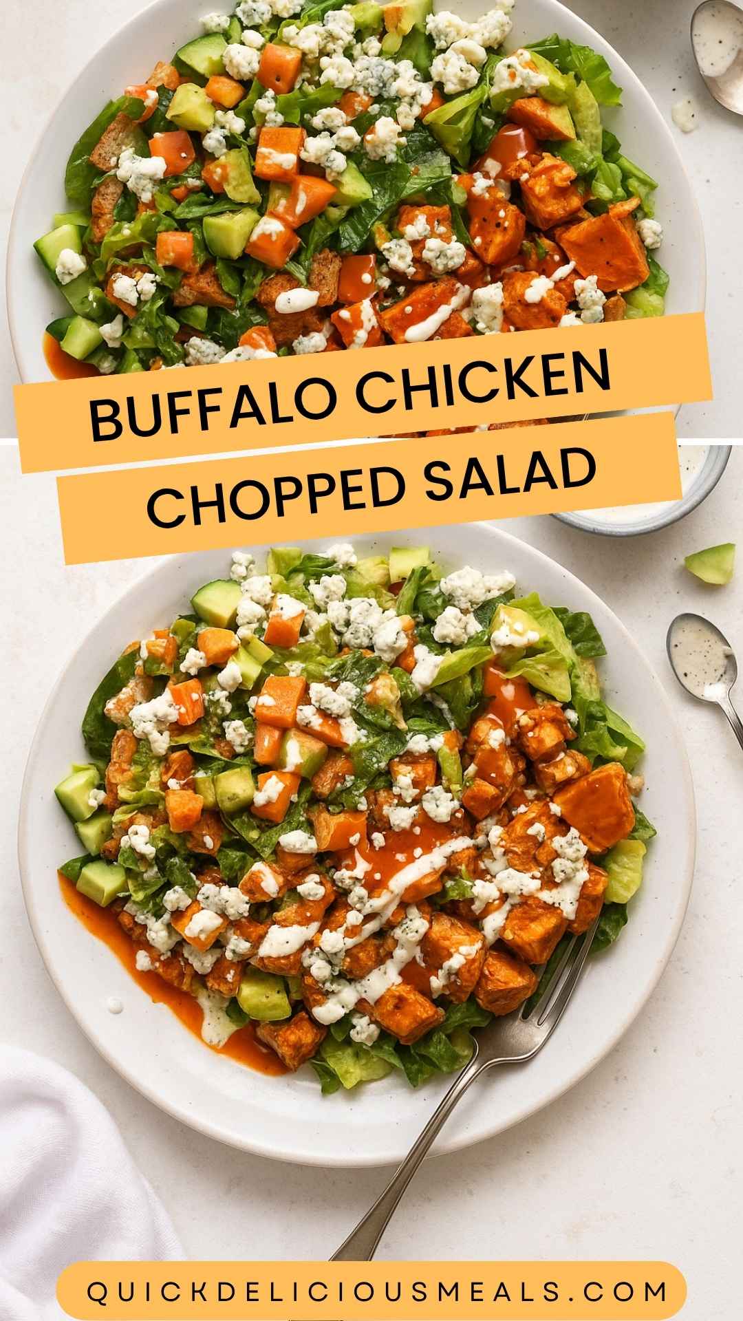 Buffalo Chicken Chopped Salad
