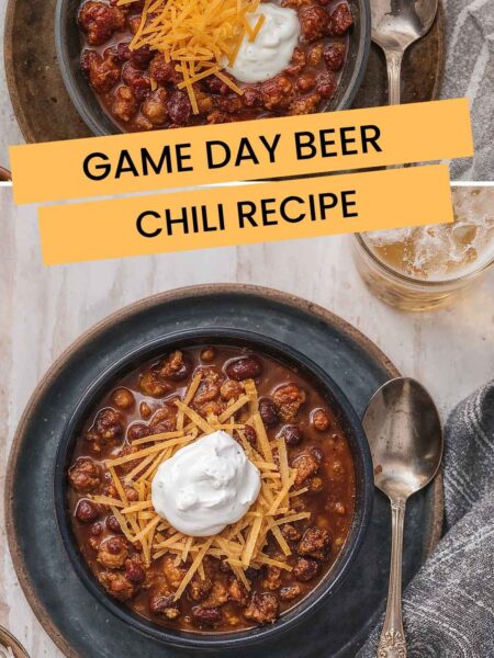 Game Day Beer Chili Recipe