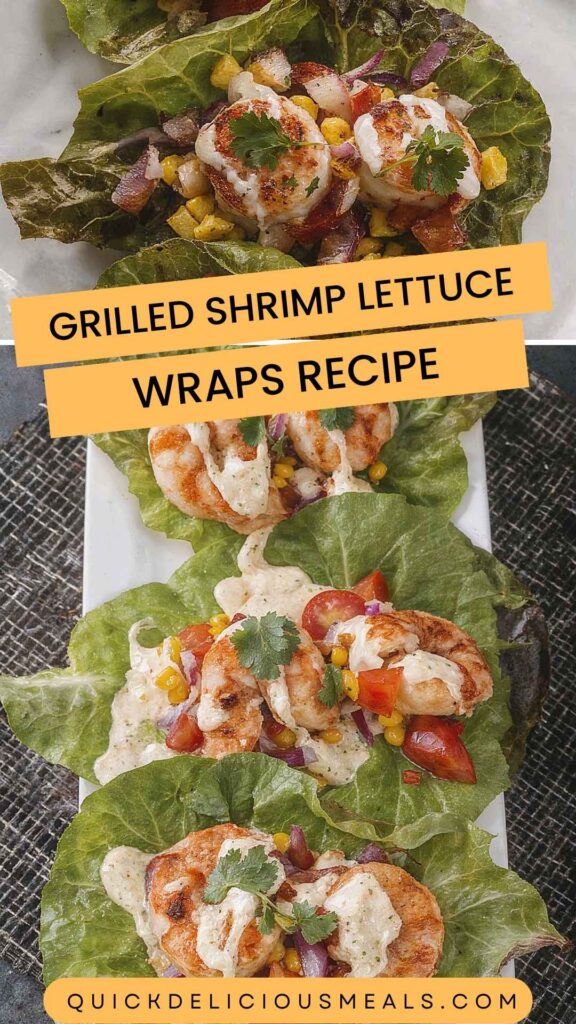 Grilled Shrimp Lettuce Wraps Recipe