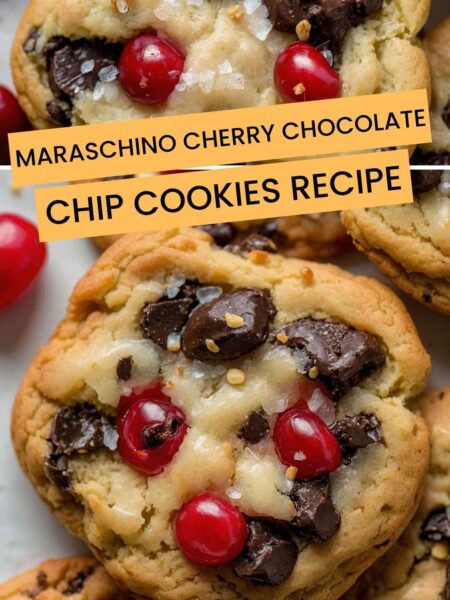 Maraschino Cherry Chocolate Chip Cookies Recipe