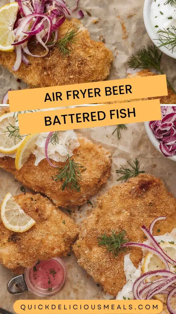 Air Fryer Beer Battered Fish