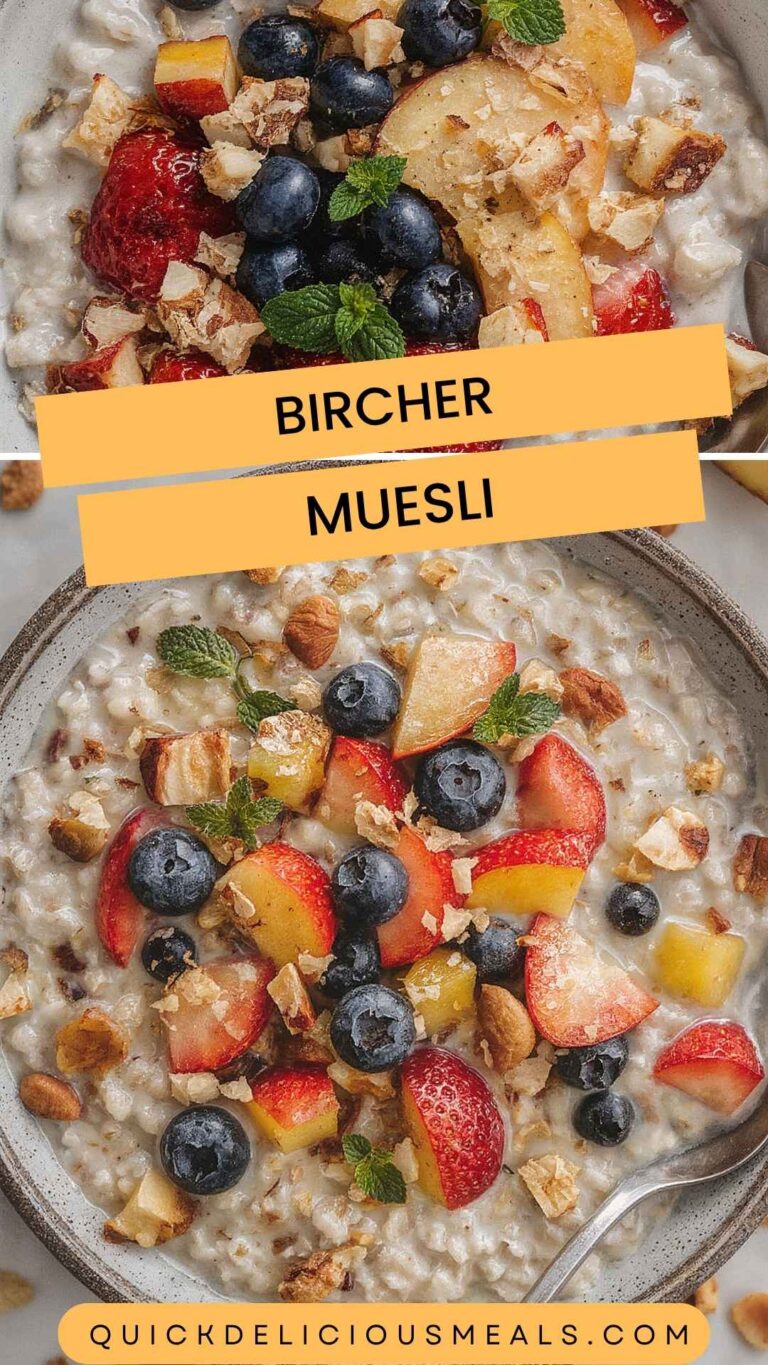 Bircher Muesli – Quick Delicious Meals