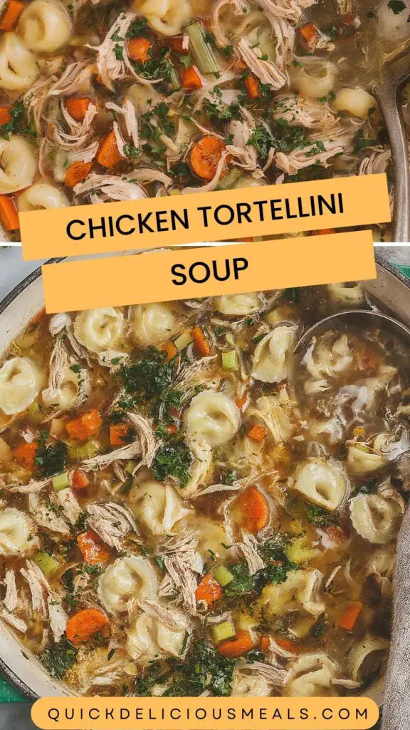 Chicken Tortellini Soup