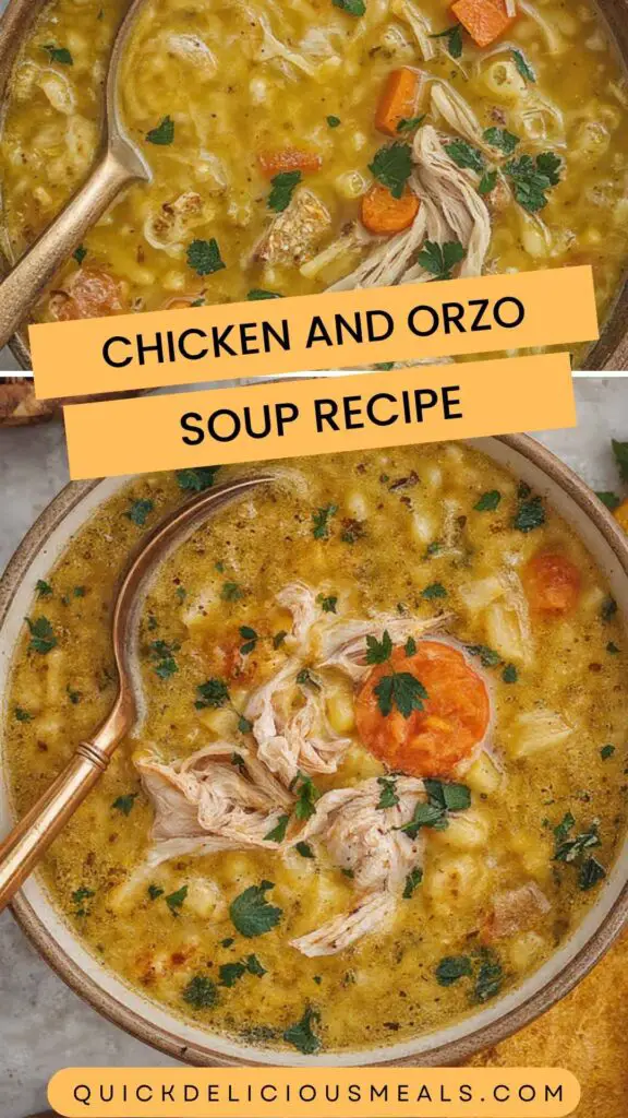 Chicken and Orzo Soup Recipe