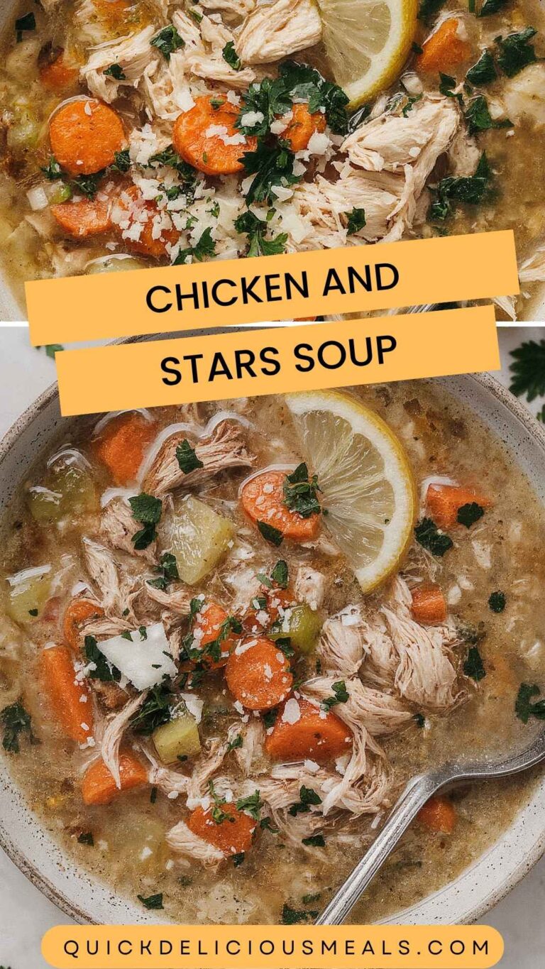 Chicken and Stars Soup – Quick Delicious Meals