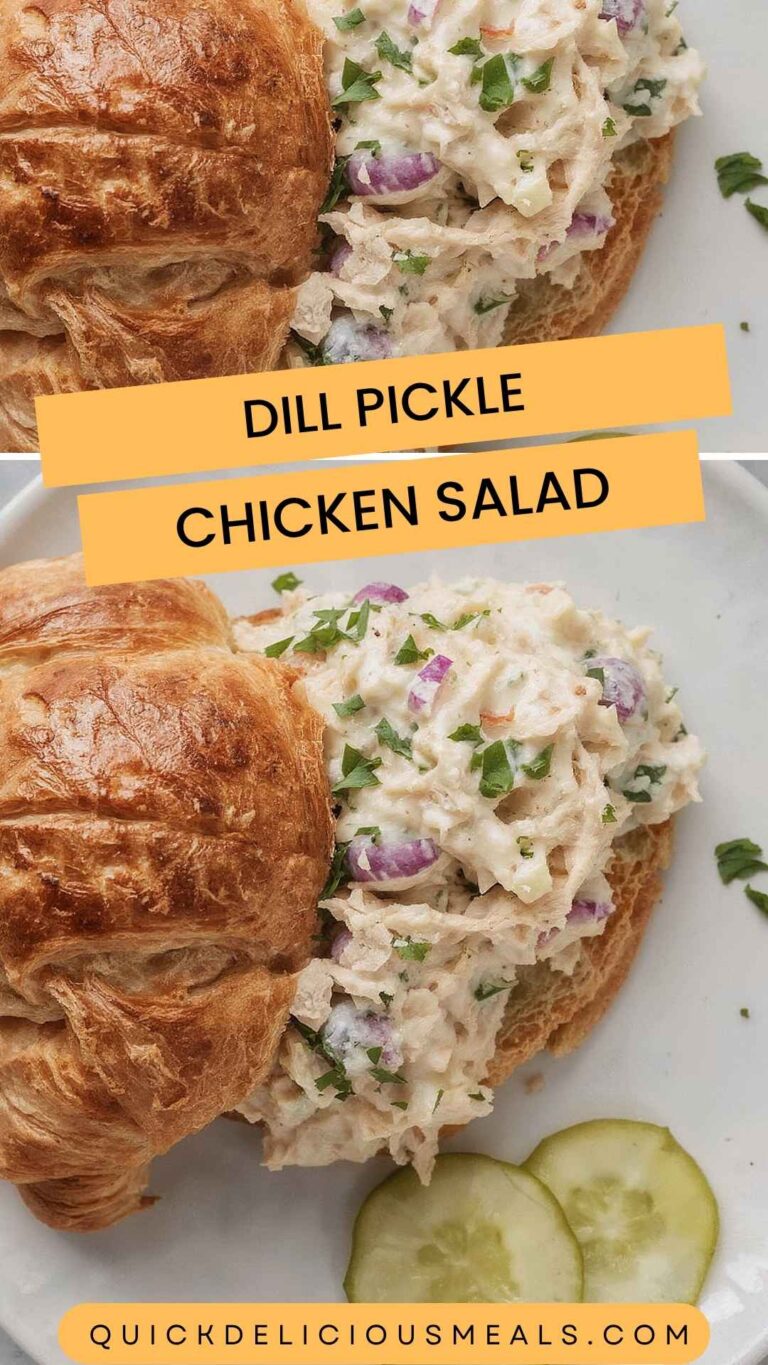 Dill Pickle Chicken Salad – Quick Delicious Meals