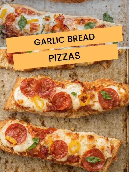Garlic Bread Pizzas