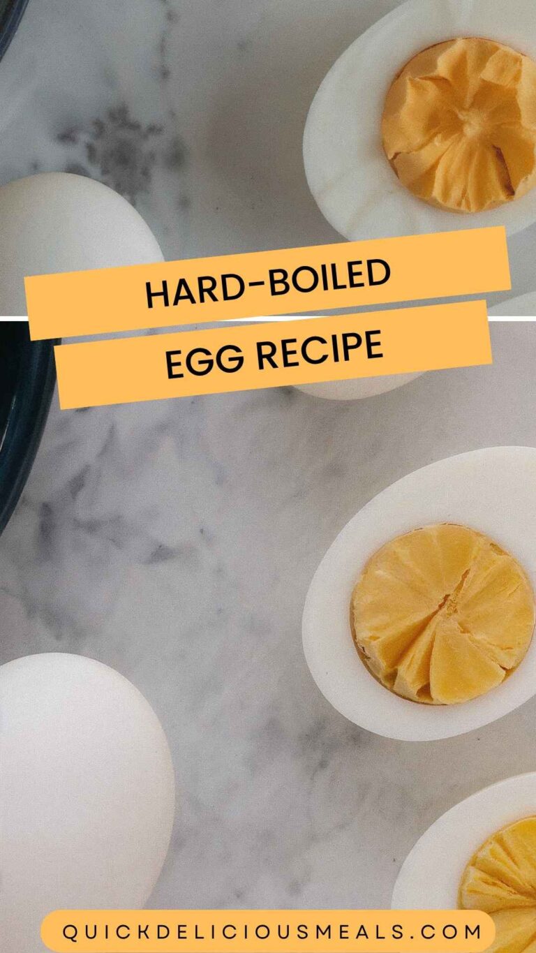 Hard-Boiled Egg Recipe – Quick Delicious Meals