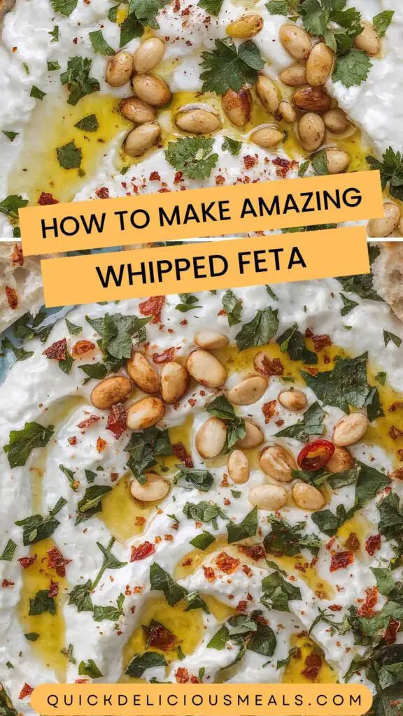 How To Make Amazing Whipped Feta