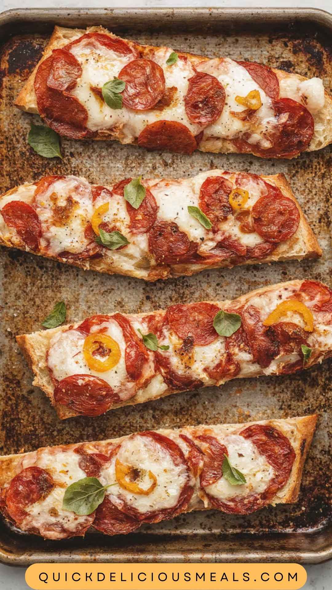 How to Make Garlic Bread Pizzas How to Make Garlic Bread Pizzas