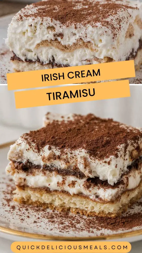 Irish Cream Tiramisu
