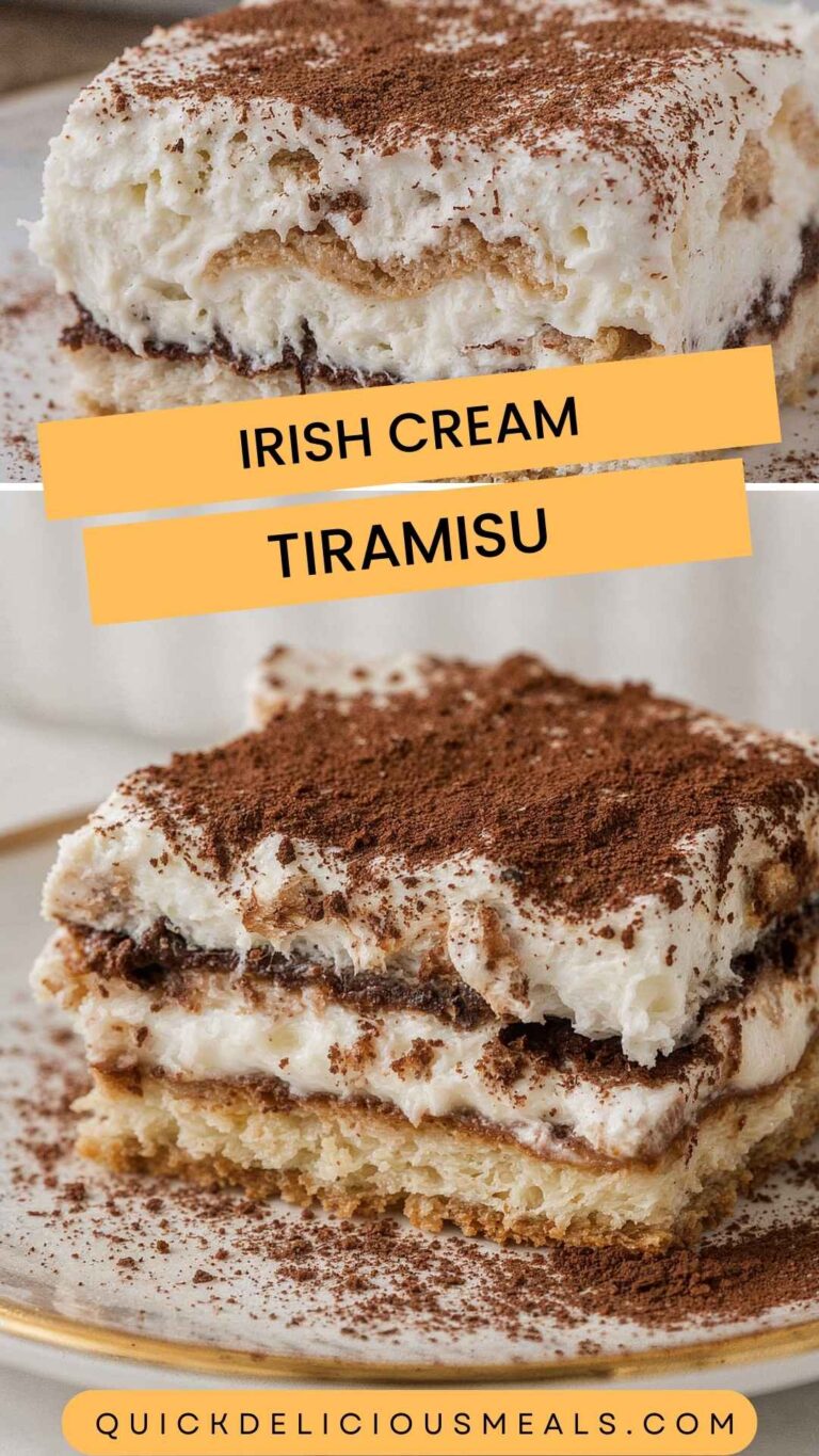 Irish Cream Tiramisu – Quick Delicious Meals